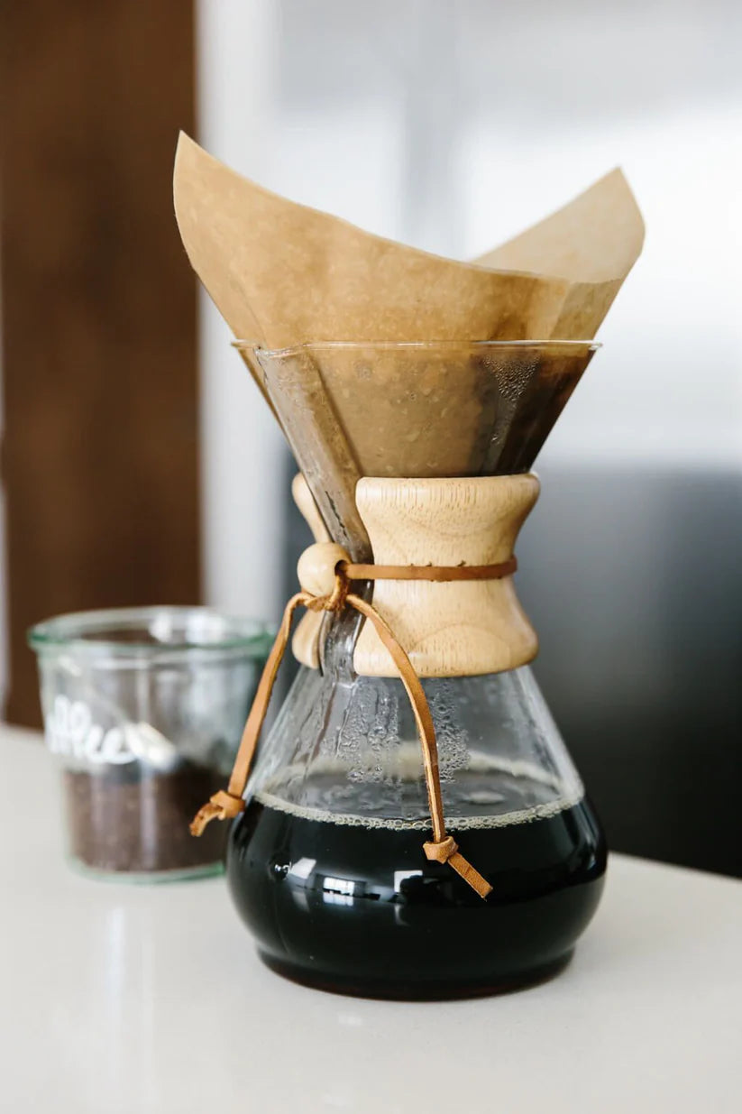 Cafetera Tipo Chemex Por Goteo Café Filtrado - 6 Tazas 880ml