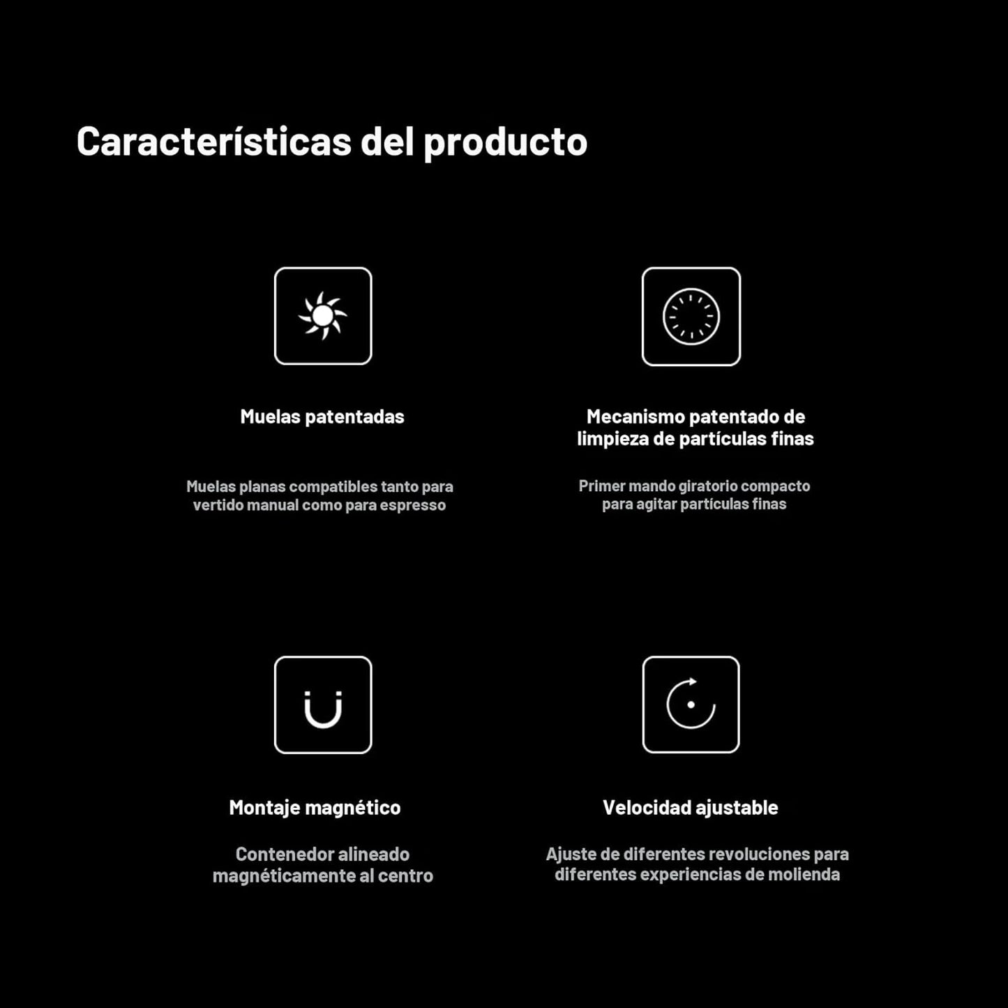 Timemore Sculptor 078S – Molinillo Eléctrico Premium para Espresso & Filtrado