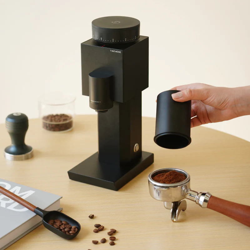 TIMEMORE Bricks 01S – Molinillo Eléctrico Ideal para Espresso y Filtrado