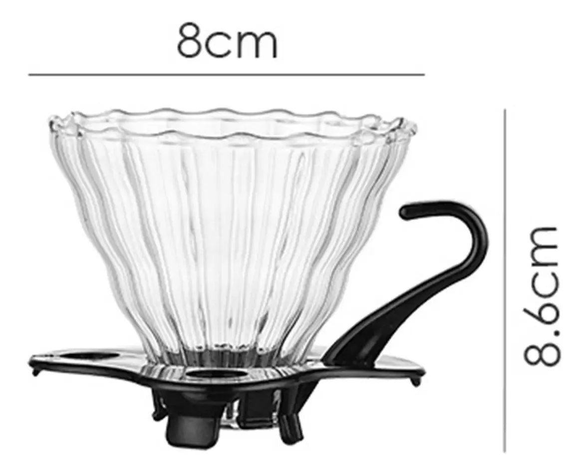 Cafetera Dripper Manual V60 Cafe Barista Filtrado