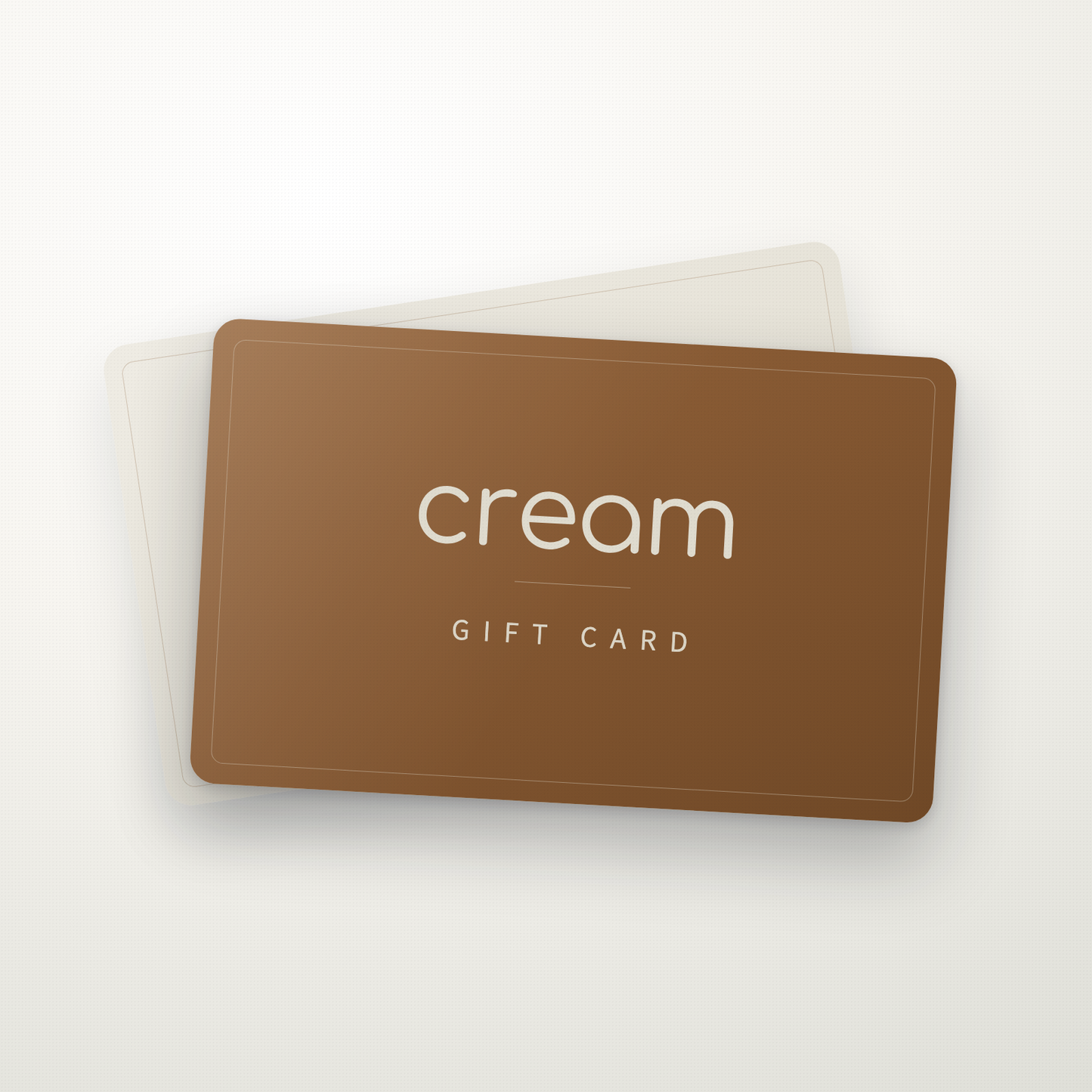 Gift Card cream — tarjeta de regalo digital para accesorios de café de especialidad