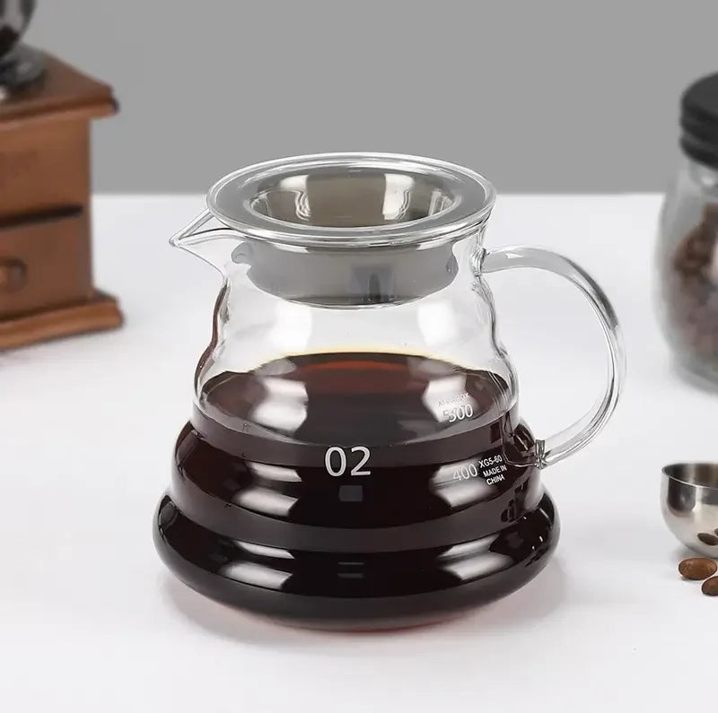 Jarra de Café Compatible con V60 - 600 ml