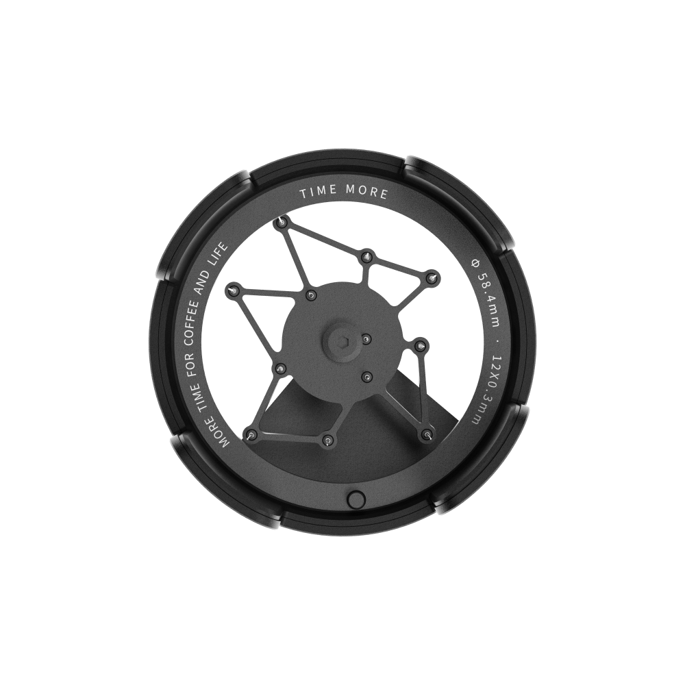 Base del Timemore Autospin con sus 12 agujas de 0,3 mm