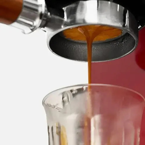 Portafiltro Naked sin Fondo - Fabricado en Acero Inoxidable con Mango de Madera - Gaggia y DeLonghi