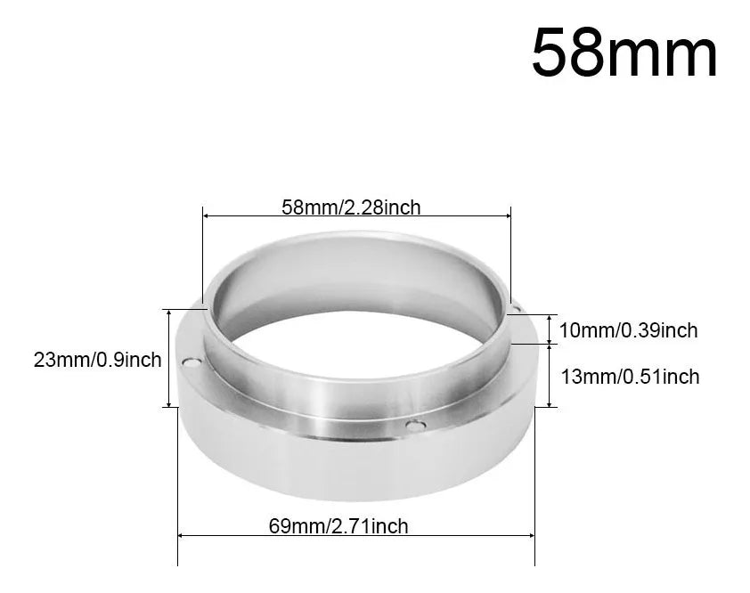 Anillo Dosificador Distribuidor Embudo de Café Espresso