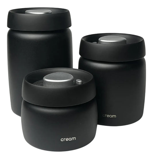 Contenedor Hermético Al Vacío para Granos de Café Cream®