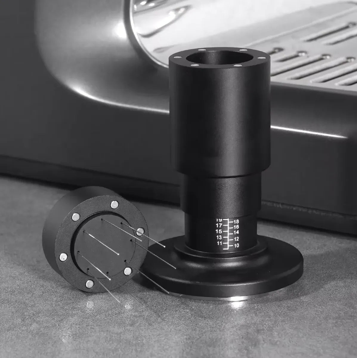 Tamper + Wdt 2 En 1 Distribuidor de Café - 58mm