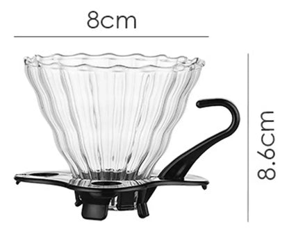 Cafetera Dripper Manual V60 Cafe Barista Filtrado