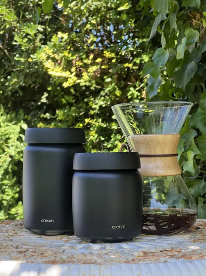 Contenedor Hermético Al Vacío para Granos de Café Cream®