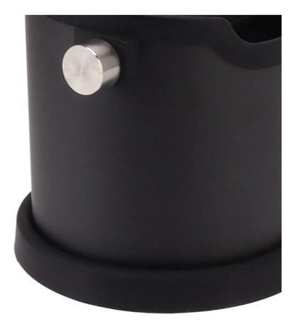 Knock Box 1.8L de Acero Negro Mate