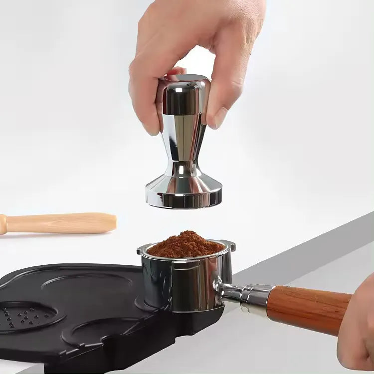 Tamper Manual Espresso de Acero Inoxidable