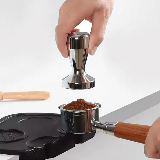Tamper Manual Espresso de Acero Inoxidable