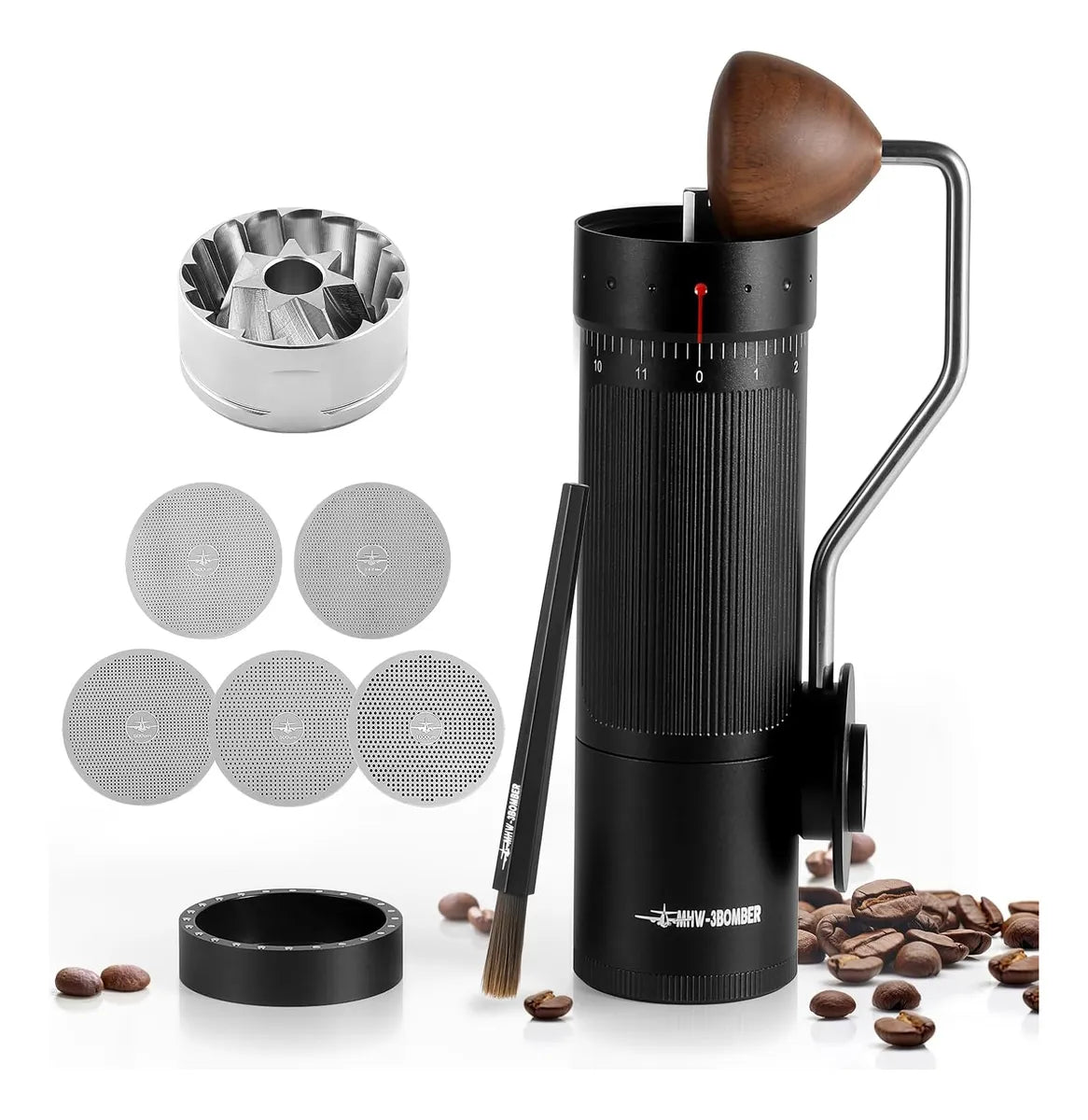 MHW-3BOMBER R3 - Molinillo Manual para Café Espresso y Filtrado