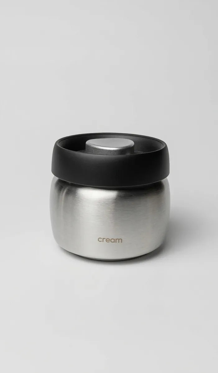 Contenedor Hermético Al Vacío para Granos de Café Cream®