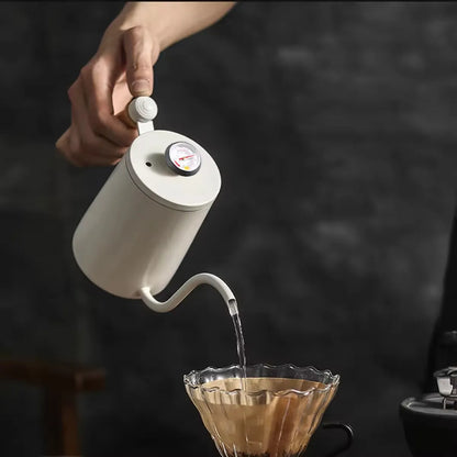Tetera Cuello de Cisne con Termómetro para Café Filtrado