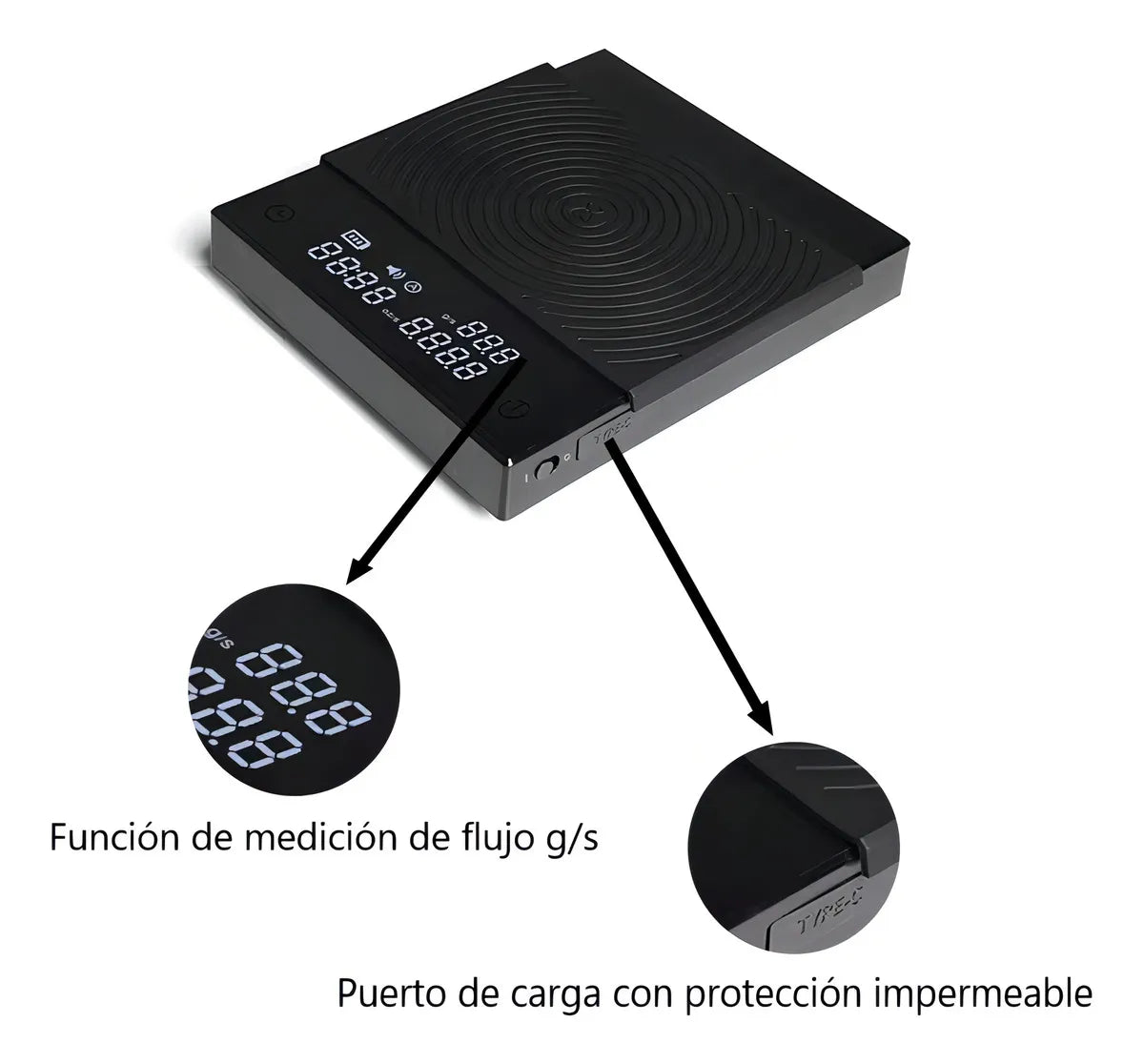 Timemore Black Mirror Basic 2.0 - Báscula de Precisión para Café