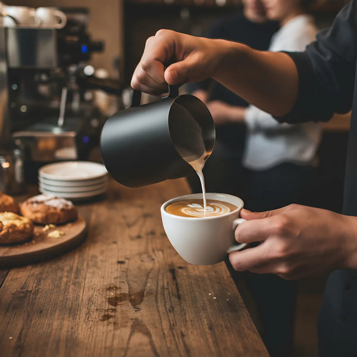 Pitcher Jarra de Leche y Latte Art - Acero Inoxidable 450ml