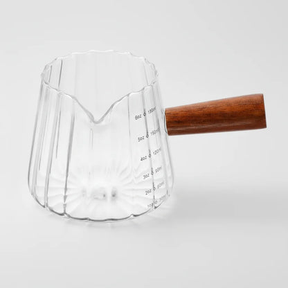 Taza de Espresso Vaso Medidor de Vidrio 180ml