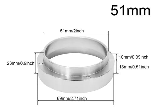 Anillo Dosificador Distribuidor Embudo de Café Espresso