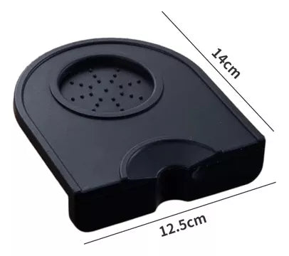 Tamper Mat Silicona Negro – Alfombrilla Antideslizante Portafiltro Barista Espresso