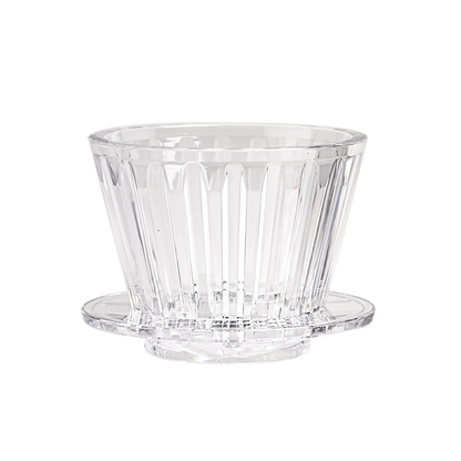 Timemore Crystal Eye B75 transparente, con fondo transparente