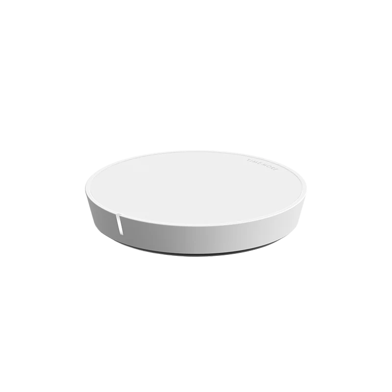 Balanza Timemore Black Mirror Dot blanca, vista en perspectiva