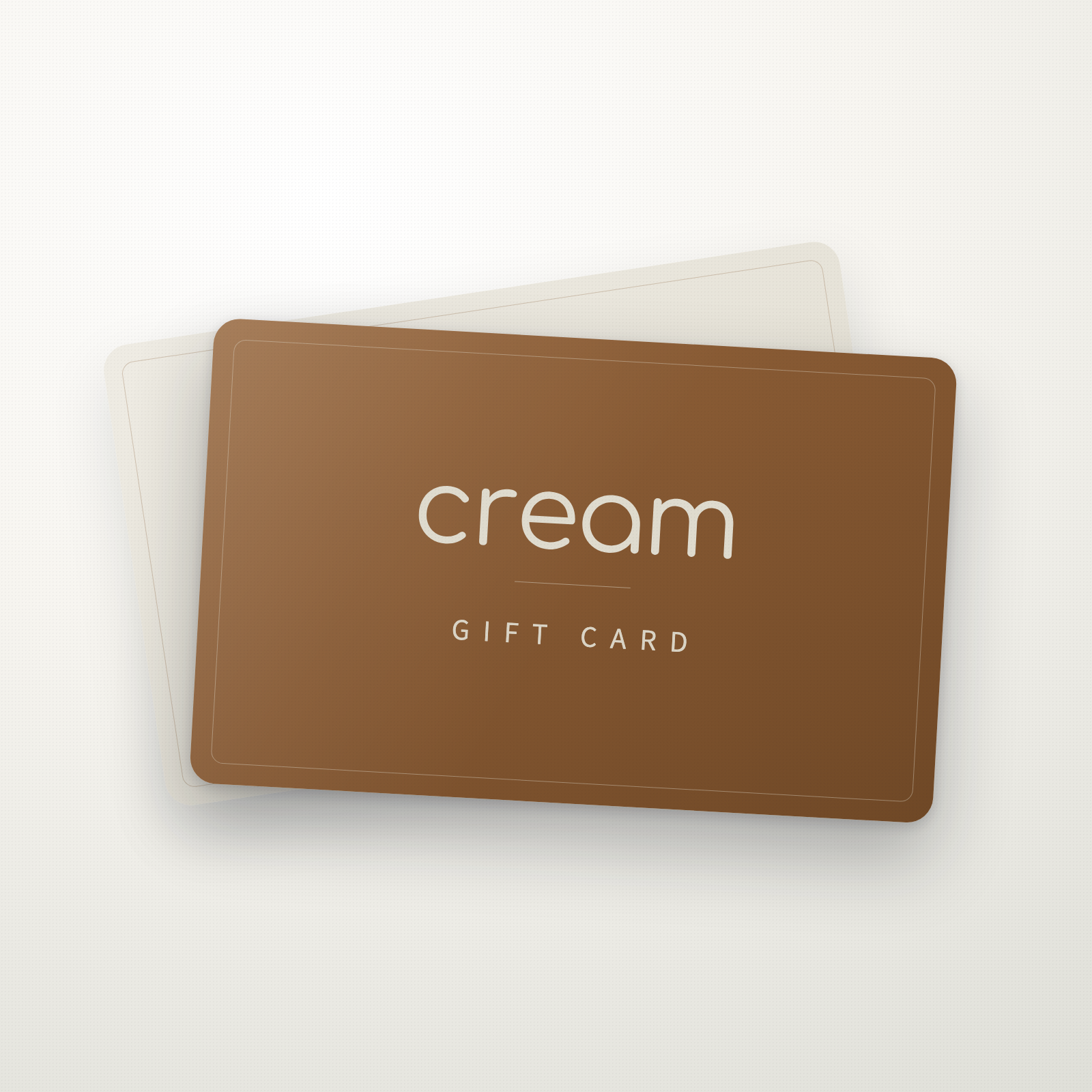 Gift Card cream — tarjeta de regalo digital para accesorios de café de especialidad